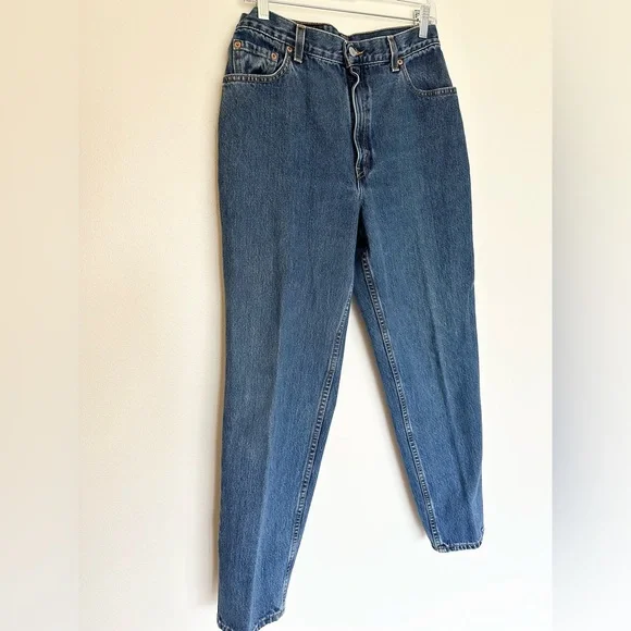 Levis Vintage‎ 90s Paper Tag Jeans Tapered Leg Relaxed Fit Size 12 Runs Small - Picture 8 of 13